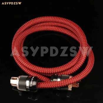 1,8 М LN01B Фиолетовый медный 3-жильный кабель переменного тока стандарта США для CD/усилителя мощности