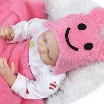 1 Комплект для куклы 55 см, Розовая Одежда для девочек, игрушки, костюм, игрушка для новорожденных, Шляпа, Ni