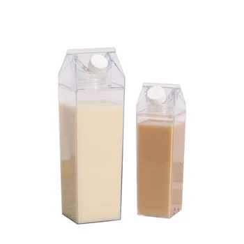 1 шт., Новый пластиковый стакан-холодильник, Чашка для молока Большой емкости, Бытовой холодильник, 500 мл, 1000 мл, Фруктовый сок, напиток в бутылках