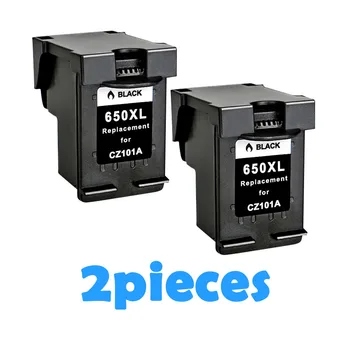 2 x DAT Совместимый Чернильный картридж для H P 650 XL 650XL для H P 650 XL для h p Deskjet 1015 1515 2515 2545 2645 3515 4645