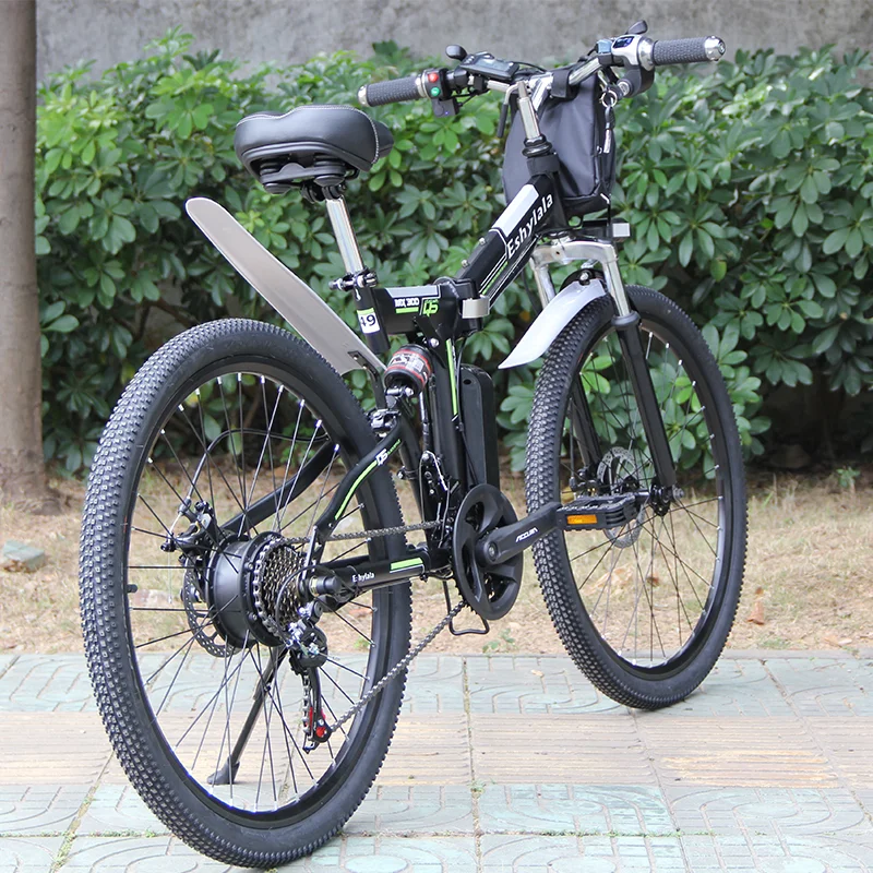 2021 Алюминиевая рама 1000 Вт 48 В электрический велосипед 21 speed fat электрические горные велосипеды - 1