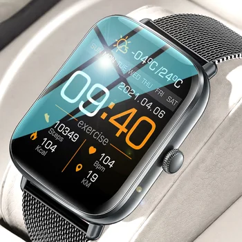 2022 Новый Bluetooth Пульсометр Смарт-часы с полным сенсорным набором Вызова Фитнес-трекер IP67 Водонепроницаемые Умные Часы Мужские Женские Горячие