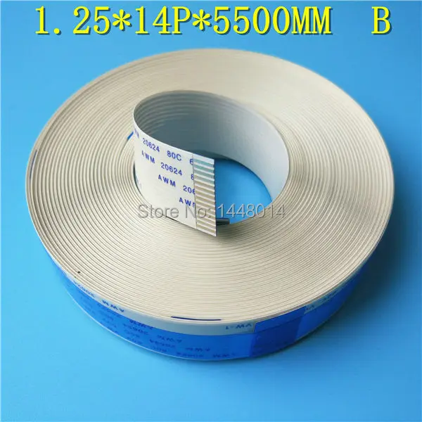 4 шт. струйный принтер длинный кабель для передачи данных 14 контактов 16 контактов 18 контактов для spt510 1020 плоский кабель Infinity Zhongye кабель для принтера 5,5 М - 1