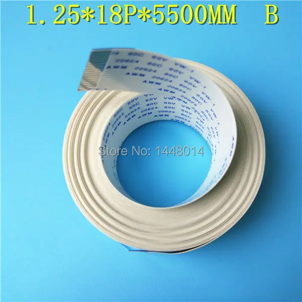 4 шт. струйный принтер длинный кабель для передачи данных 14 контактов 16 контактов 18 контактов для spt510 1020 плоский кабель Infinity Zhongye кабель для принтера 5,5 М - 2
