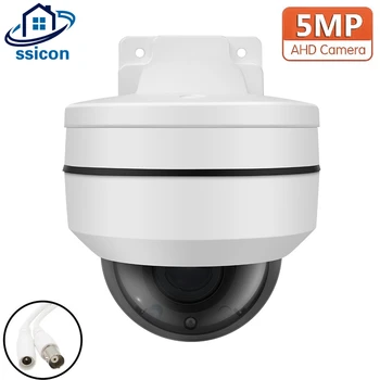 5-Мегапиксельная Уличная AHD PTZ камера CCTV Скоростная купольная 2,8-12 мм с Моторизованным объективом, Водонепроницаемая Аналоговая камера Безопасности, поддержка RS485