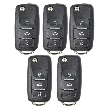 5 шт./лот KEYDIY NB08-3 + 1 Универсальный 4-кнопочный Автомобильный ключ KD с дистанционным управлением Для KD900/KD-X2 KD MINI/KD-MAX Для VW MQB Style