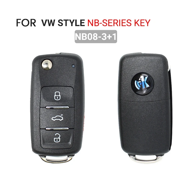 5 шт./лот KEYDIY NB08-3 + 1 Универсальный 4-кнопочный Автомобильный ключ KD с дистанционным управлением Для KD900/KD-X2 KD MINI/KD-MAX Для VW MQB Style - 4