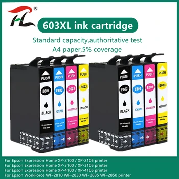 603 XL Совместимый для Epson 603XL E603 T603 для XP-2100 XP-3100 WF-2810 XP-3105 XP-4100 XP-4105 WF-2830 XP-2105 принтер