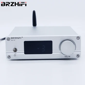 BREEZE Audio VOL-01 Предусилитель Громкости с Дистанционным управлением, совместимый с Bluetooth 5.0 LDAC Усилитель, Аудиофильский HiFi Алюминиевый усилитель