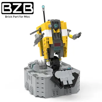 BZB MOC Персонаж Гиперион Партнер WizardBuilding Block Kit Claptrap Робот CL4P-TP Кирпичная Модель Детские Игрушки для Мозга Подарки На День Рождения