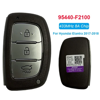 CN020149 3 Кнопки Для Hyundai Elantra 2015 + Смарт-ключ Дистанционного Управления FG00140 433 МГц 8A Чип P/N 95440-F2100