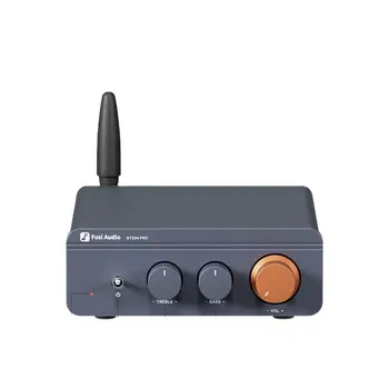 Fosi Audio PRO Bluetooth 5,0 Двухканальный цифровой усилитель мощности с регулировкой высоких и низких частот