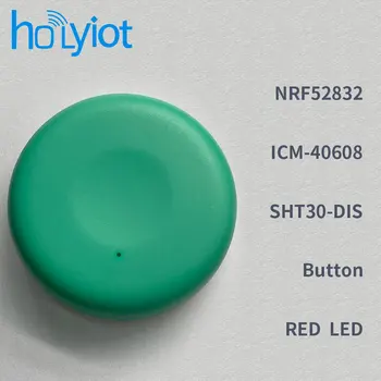Holyiot nRF52832 Ble Датчик Движения Акселерометр ICM40608 Гироскоп Датчик Температуры Влажности Bluetooth 5,0 Модуль с низким Энергопотреблением