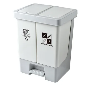 HPDEAR Кухонное Мусорное ведро для сортировки мусора с ножным приводом, Классификация мусора, Мусорное ведро Для переработки мусора