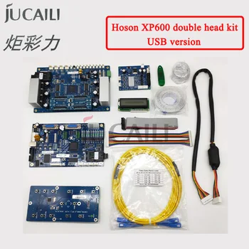 Jucaili one set Double xp600 dx5 dx7 4720 Печатающая головка Hoson USB Board комплект печатающей платы для принтера на ЭКО-растворителе/на водной основе