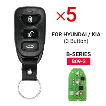 KEYDIY B09-3 Автомобильный Дистанционный ключ 3 Кнопки Серии B KD с Дистанционным Управлением Автомобильный Ключ Для KD900 KD900 + URG200 KD-X2 Mini Для Hyundai Kia