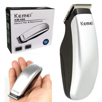 KM-666 Мини-Машинка для стрижки волос, Профессиональный Триммер для Бороды, Электрическая Машинка для Стрижки Волос, Машина для Удаления волос