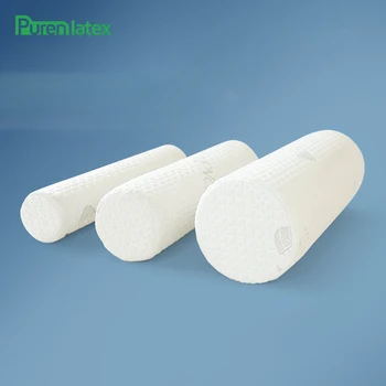 PurenLatex Memory Foam Длинная подушка Для поддержки шеи и шейного отдела позвоночника Цилиндрическая подушка для защиты поясницы Подушка для укрепления сна
