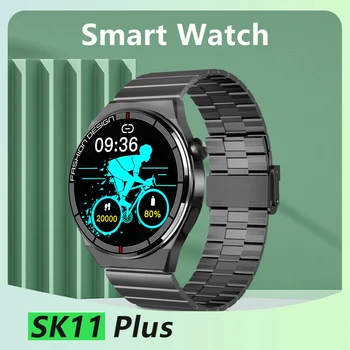 SERVO SK11 PLUS Смарт-часы Женские Водонепроницаемые Bluetooth-звонки Частота сердечных сокращений Артериальное давление Мужские Умные часы для Android IOS
