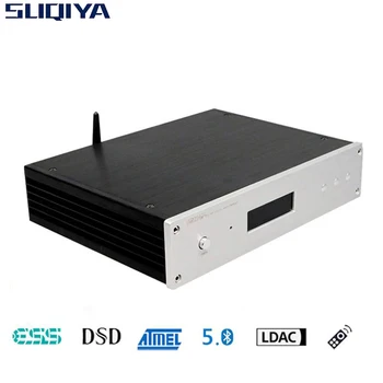 SUQIYA-Горячая продажа DC200 ES9028PRO ES9038PRO DAC Декодер USB Интерфейс CSR8675 Bluetooth-совместимый Аудиоусилитель с дистанционным управлением 5.0