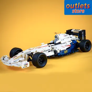 T5009 Высокотехнологичный Гоночный автомобиль Formula One Speed F1 Без Мотора Moc Кирпичи Техническая Модель Строительные Блоки Игрушки Для мальчиков 1682 шт.