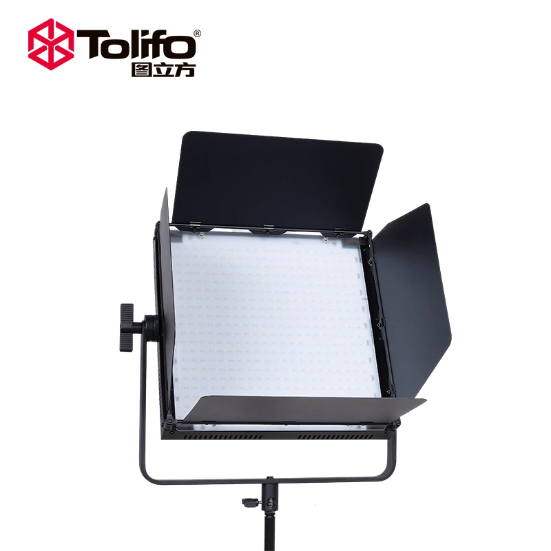 Tolifo 100 Вт Студийная осветительная панель Беспроводное управление Высокомощный двухцветный светодиодный видеосигнал с V-образным креплением с DMX - 1