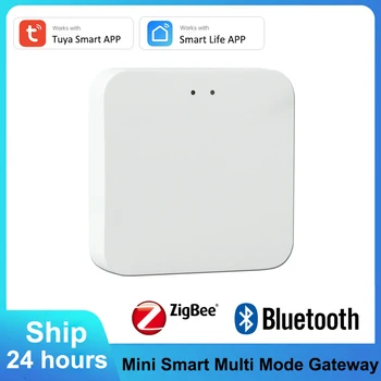 Tuya Mini Smart Беспроводной Многорежимный Шлюз ZigBee BLE Bluetooth Сетчатый Концентратор Умный Дом Мост Smart Life ПРИЛОЖЕНИЕ Дистанционное Управление