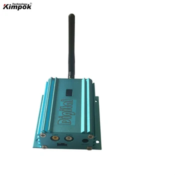 UHF 2000mW Междугородний беспроводной видео-аудио передатчик 12 каналов Аналогового охранного передатчика 2,4 ГГц Аналоговый передатчик