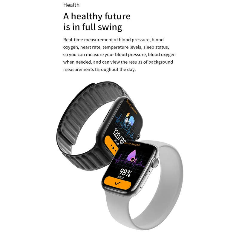 Xiaomi 2023 I8 Max Умные Часы Для Мужчин, Спортивных Женщин, Фитнеса, Оригинальные Часы Для Ios Android, Для Телефонных звонков, Умные Часы Iwo Series 7 - 1