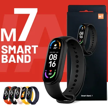 Xiaomi Band 7, Мужской Женский Смарт-браслет, Умные часы с сердечным ритмом, Фитнес-трекер, Спортивное соединение Bluetooth Для Xiaomi