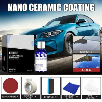 Автомобильная керамика С нанопокрытием, Керамическая восстановленная краска, Супер Гидрофобная керамическая краска, водонепроницаемая и пылезащитная, для укладки автомобилей
