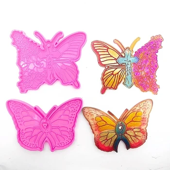 Бабочки силиконовая форма рюкзак декоративная форма для брелка эпоксидные украшения