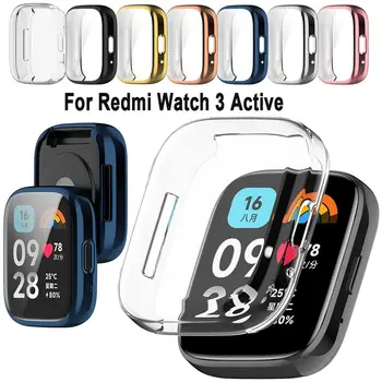 Бампер, чехол из ТПУ, новый ремешок для часов, защитная пленка для экрана, умные аксессуары, защитный чехол для Redmi Watch 3 Active