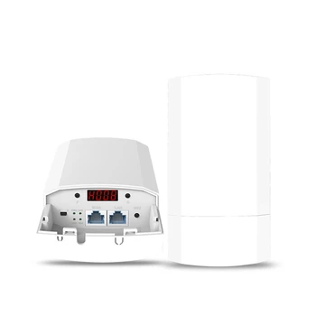 Беспроводной Ретранслятор Wifi Bridge Наружный Wifi маршрутизатор 2,4 G 300 Мбит/с Удлинитель дальнего действия 1 км Покрытие Wi-Fi для камеры EU Plug