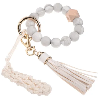 Брелок-напульсник Kawaii, цепочки для браслетов, держатель для ключей, женские брелки, браслеты, Напульсники, кисточки
