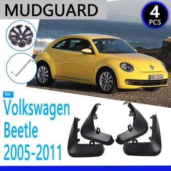 Брызговики для Volkswagen VW Beetle 2005 ~ 2011 2006 2007 2008 2009 2010 Автомобильные аксессуары Брызговик Крыло Авто Запасные Части