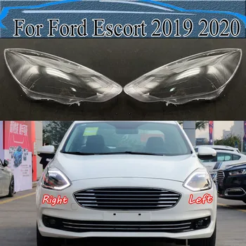 Для Ford Escort 2019 2020, Крышка фары, корпус лампы, Абажур, Прозрачный Абажур, Замена Оригинального объектива из оргстекла