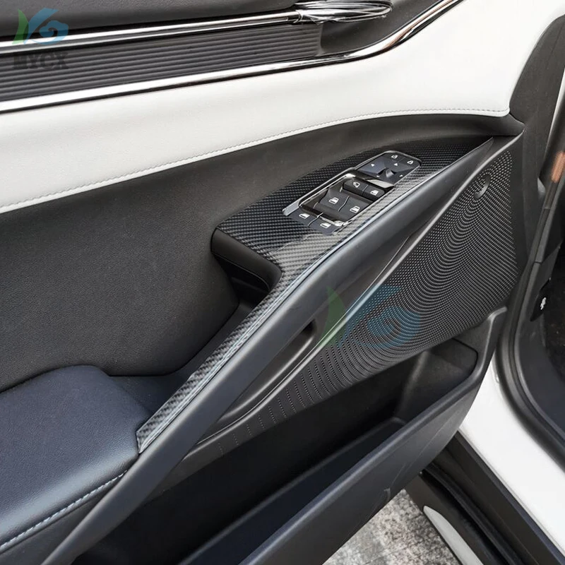 Для Ford EVOS 2021 2022 Нержавеющая сталь Волокно Оконное стекло Переключатель Боттон Аксессуары для интерьера Отделка рамы 4шт - 3