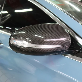 Для Mercedes Benz GT50 GT53 GT63 GT63 S X290 AMG Red Line Стиль 2 шт., Крышка Зеркала заднего вида из настоящего Углеродного волокна