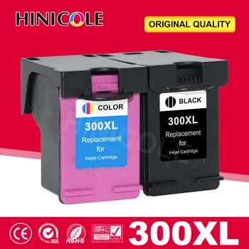 Замена восстановленных чернильных картриджей HINICOLE 300XL для HP 300 для Deskjet D1660 D2560 D2660 D5560 F2420 F2480 F2492 F4210