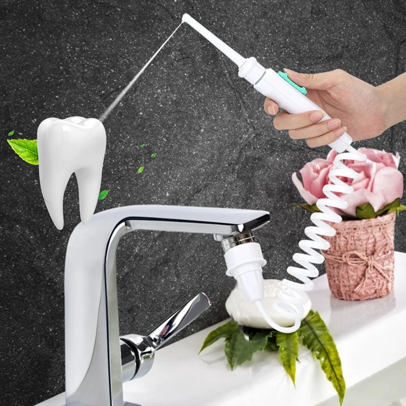 Ирригатор для полости рта Водоструйный Флоссер Кран Портативный Очиститель зубов Машина Для мытья рта - 1