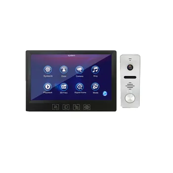 Квартирный видеодомофон Ahd, домашний видеофон с несколькими блоками мониторинга, двусторонний голосовой 4-проводной цветной видеодомофон