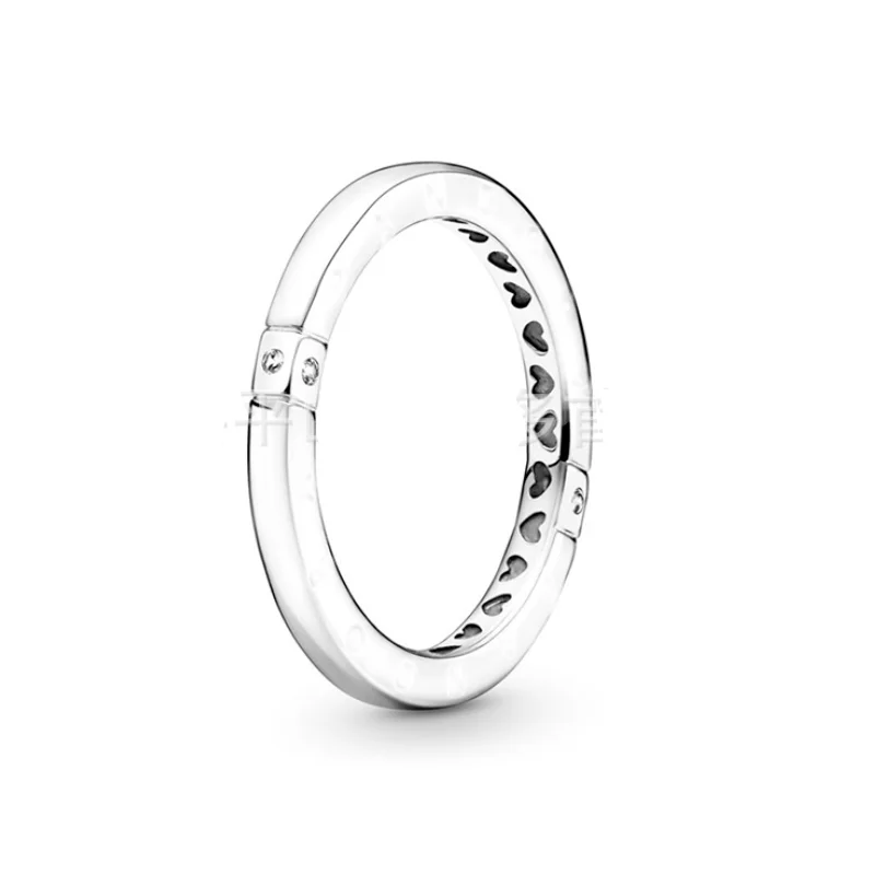 Кольцо с персиковым сердечком с логотипом LR из стерлингового Серебра 925 пробы, Модное Очаровательное кольцо с разноцветными драгоценными камнями Для женщин, Сапфир для подруги, оптовый подарок - 4