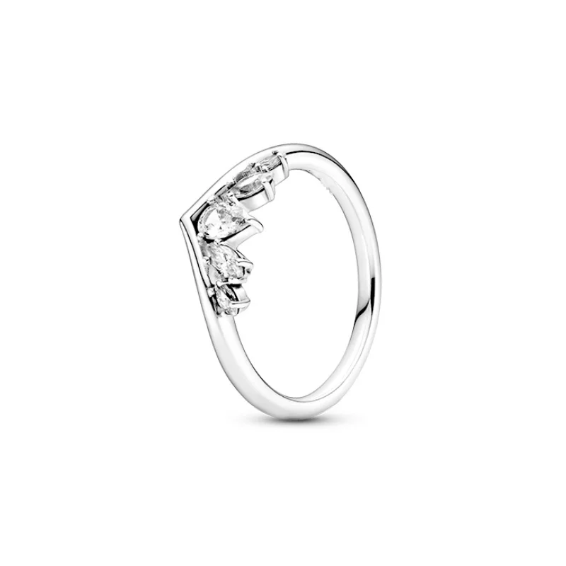 Кольцо с персиковым сердечком с логотипом LR из стерлингового Серебра 925 пробы, Модное Очаровательное кольцо с разноцветными драгоценными камнями Для женщин, Сапфир для подруги, оптовый подарок - 5