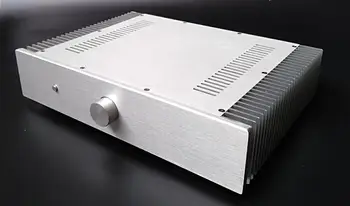 Корпус усилителя DAC алюминиевое шасси блок питания DIY case Проект DIY AMP Размер шкафа W430 H90 L308