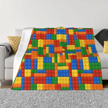 Красочные одеяла-пазлы, Флисовые Летние многофункциональные ультрамягкие одеяла для дивана, уличное плюшевое тонкое одеяло