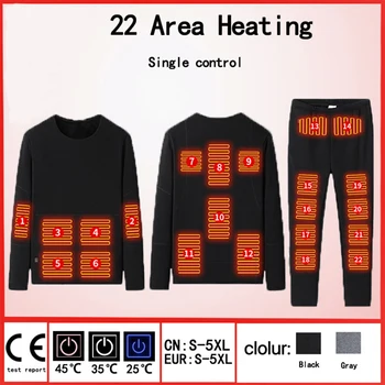 Краткое описание нагревательного белья для зарядки Интеллектуальный контроль температуры Зимняя одежда и одежда для самопроизвольного нагрева Электрические нагревательные брюки