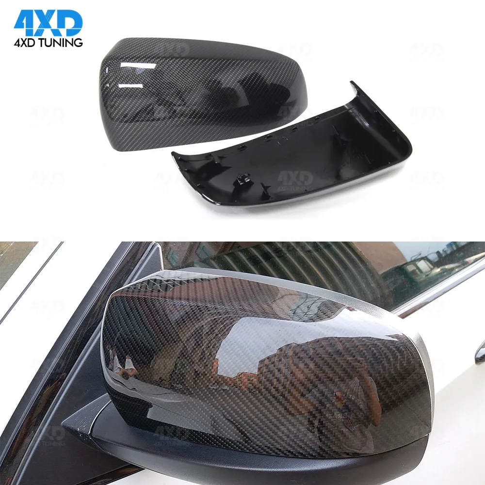 Крышка зеркала из углеродного волокна для BMW X5 E70 X6 E71 карбоновая боковая крышка зеркала заднего вида 2007 2008 2009 2010 2011 2012 2013 - 0