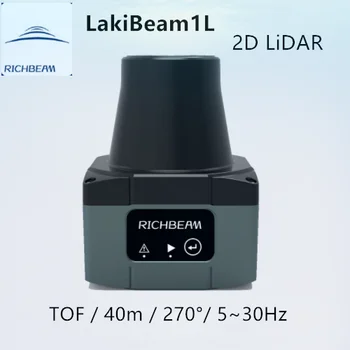 Лазерный радар RICHBEAM LakiBeam1L 40m с частотой 5-30 Гц, промышленный 2D-лидарный датчик для картографирования и обхода препятствий AGV