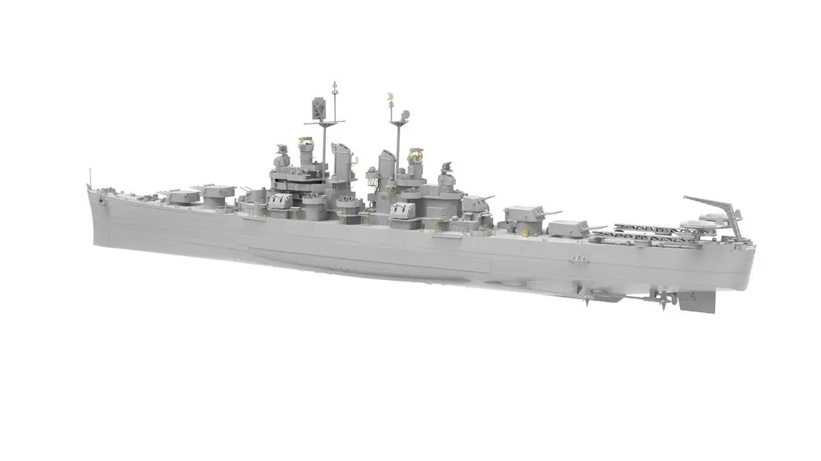 ЛЕГКИЙ КРЕЙСЕР VeryFire VF350921 1/350 USS BIRMINGHAM CL-62 ВМС США - 1